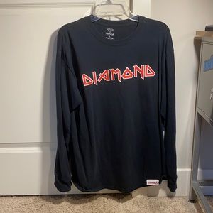 Diamond Supply Co Black long Sleeve T-Shirt